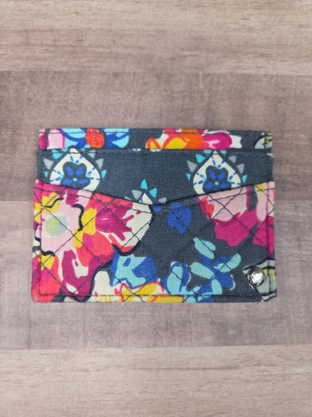 Vera Bradley Pretty Posies Coin Purse & Card Case - Picture 9 of 11